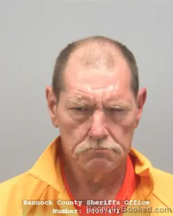 Mugshot of JAMES CHRISTOPHER ZAHM booked in Bannock County, Idaho on July 25, 2026