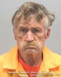 Booking photo from Bannock County, Idaho