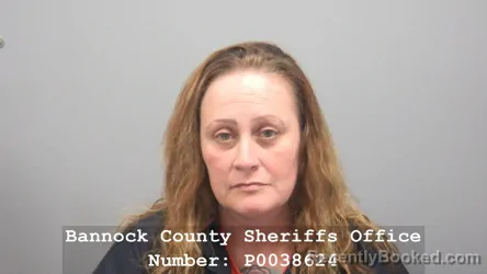 Mugshot of Jennifer Jean Castaneda booked in Bannock County, Idaho on August 21, 2026