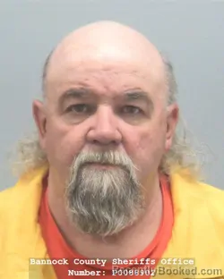Mugshot of ROBERT WAYNE SHEPHERD booked in Bannock County, Idaho on May 21, 2026
