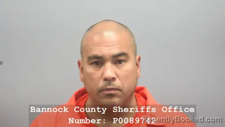 Mugshot of MATTHEW SUALOG JONAK booked in Bannock County, Idaho on July 17, 2026