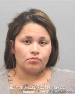 Mugshot of Leiyah Elizabeth Quezada booked in Bannock County, Idaho on September 1, 2026