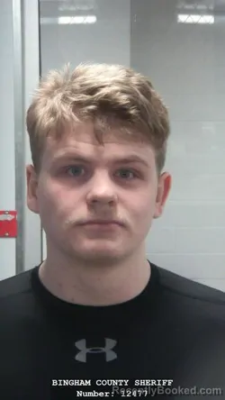 Mugshot of LUKE DOUGLAS BRONCHO booked in Bingham County, Idaho on April 4, 2026