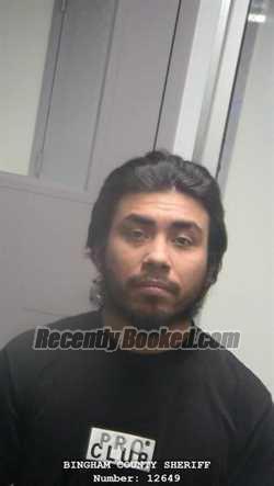 Mugshot of RAMON FULENCIO JOYA booked in Bingham County, Idaho on May 24, 2026