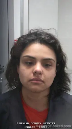 Mugshot of YESENIA SHAREE AGUILAR booked in Bingham County, Idaho on April 1, 2026