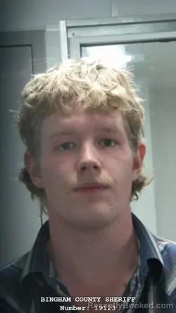 Mugshot of THOMAS ANDREW LARSEN booked in Bingham County, Idaho on April 25, 2026