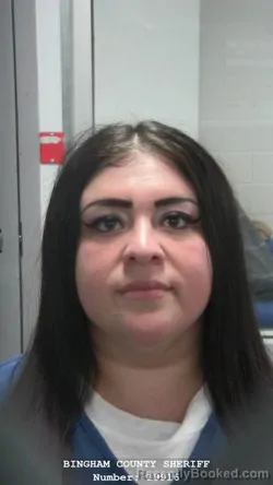 Mugshot of MARIELA RAMONA SANCHEZ booked in Bingham County, Idaho on June 2, 2026