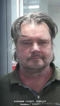 Mugshot of JOSHUA ERIC KRUMENACKER booked in Bingham County, Idaho on April 3, 2026