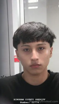 Mugshot of DIEGO IVAN CUEVAS booked in Bingham County, Idaho on April 23, 2026