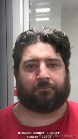 Mugshot of KEVIN CHARLES GRIFFIN booked in Bingham County, Idaho on March 27, 2026