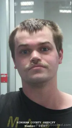 Mugshot of NICHOLAS WAYNE ROTH booked in Bingham County, Idaho on April 1, 2026