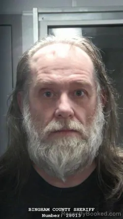 Mugshot of FRANCIS LESLIE WALTERS booked in Bingham County, Idaho on March 27, 2026