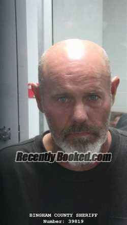 Booking photo from Bingham County, Idaho