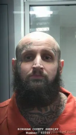 Mugshot of JOSEPH MICHAEL GIANNINI booked in Bingham County, Idaho on April 2, 2026