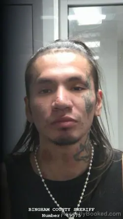 Mugshot of JAYSTIN STANGER-WHITE booked in Bingham County, Idaho on April 1, 2026