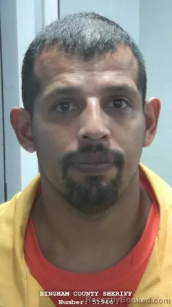 Mugshot of MOSES MANUEL RAMIREZ booked in Bingham County, Idaho on June 26, 2026