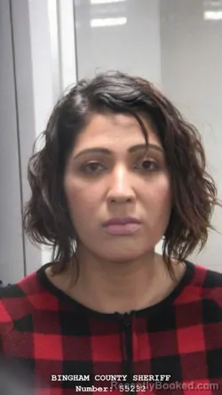 Mugshot of GRISELDA OJEDA DELGADO booked in Bingham County, Idaho on April 25, 2026