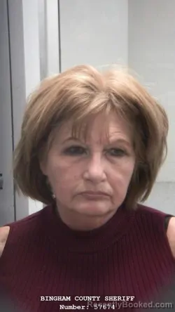 Mugshot of GWEN SUE WARNER booked in Bingham County, Idaho on April 15, 2026