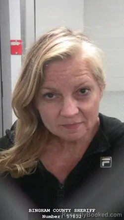 Mugshot of JENNIFER STACEY MANNING booked in Bingham County, Idaho on April 16, 2026