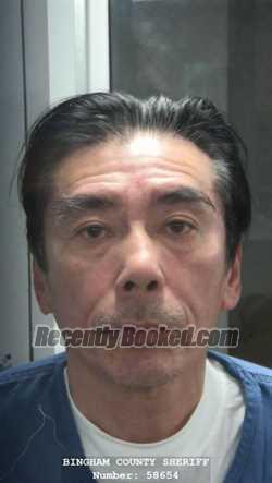 Booking photo from Bingham County, Idaho