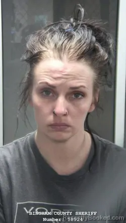 Mugshot of MEGHANN ANNE WAGONER booked in Bingham County, Idaho on April 5, 2026