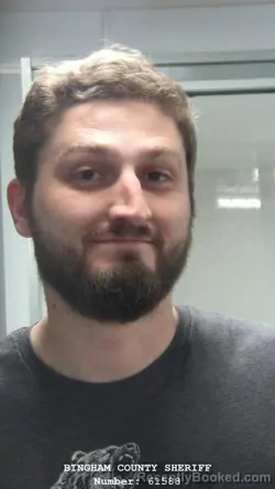 Mugshot of KEINEN RICHARD BOUSQUET booked in Bingham County, Idaho on April 16, 2026