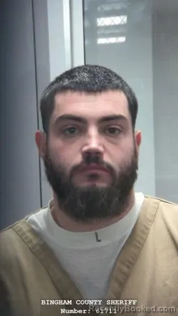 Mugshot of DYLAN-ANTHONY JOHN SMITH booked in Bingham County, Idaho on April 22, 2026