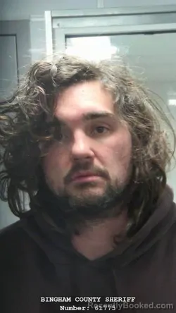 Mugshot of ADAM EDWARD NICHOLS booked in Bingham County, Idaho on April 24, 2026