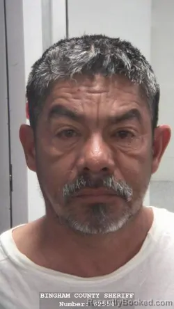 Mugshot of JUAN CARLOS CAUDILLO IBARRA booked in Bingham County, Idaho on June 15, 2026