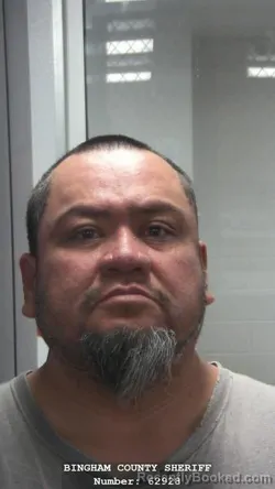 Mugshot of JUAN DAVIS MYERS booked in Bingham County, Idaho on June 3, 2026