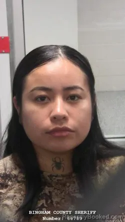 Mugshot of Laura Cristel Cordova Rodriguez booked in Bingham County, Idaho on October 16, 2026