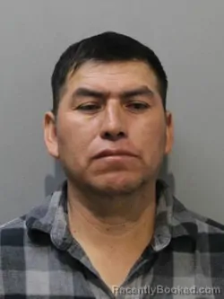 Mugshot of Wiliam Samaniego De La Cruz booked in Blaine County, Idaho on August 30, 2026