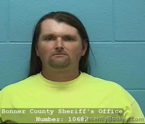 Mugshot of CHAD THOMAS GATLIN booked in Bonner County, Idaho on August 1, 2026