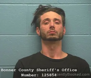 Mugshot of ELI GUNNAR ZECH booked in Bonner County, Idaho on March 31, 2026