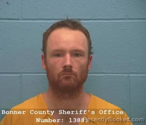 Booking photo from Bonner County, Idaho