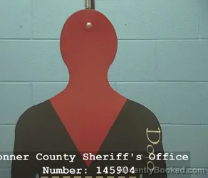 Booking photo from Bonner County, Idaho