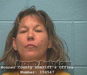 Booking photo from Bonner County, Idaho