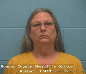 Mugshot of DONNAMARIA ALEXIS BELL booked in Bonner County, Idaho on June 25, 2026