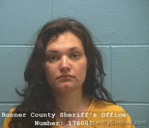Mugshot of ELIZABETH BRIANNE LAMBERT booked in Bonner County, Idaho on July 16, 2026