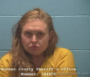 Mugshot of BREEANNA RACHELLE BENHAM booked in Bonner County, Idaho on April 23, 2026