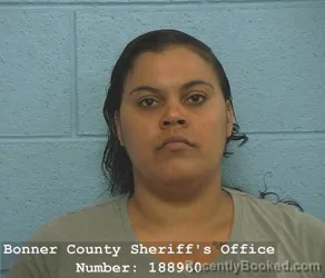 Mugshot of ERICA LEE ESCUDERO booked in Bonner County, Idaho on July 30, 2026