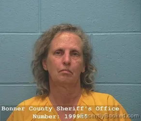 Mugshot of KIMBERLY NEUSTAEDTER KELLER booked in Bonner County, Idaho on July 20, 2026