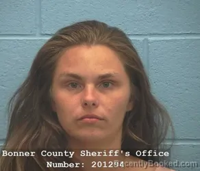 Booking photo from Bonner County, Idaho