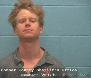 Mugshot of BLAKE LOUIS DILLON booked in Bonner County, Idaho on July 21, 2026