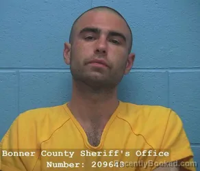 Booking photo from Bonner County, Idaho