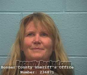 Booking photo from Bonner County, Idaho