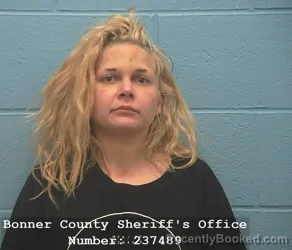 Booking photo from Bonner County, Idaho