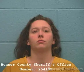 Mugshot of DESTINY ANGELLICA SHAMBLIN booked in Bonner County, Idaho on May 8, 2026