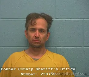 Mugshot of PETER JACOB VRADENBURGH booked in Bonner County, Idaho on March 26, 2026