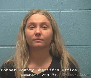 Mugshot of MOLLY BELLE CONNOLLEY booked in Bonner County, Idaho on April 3, 2026